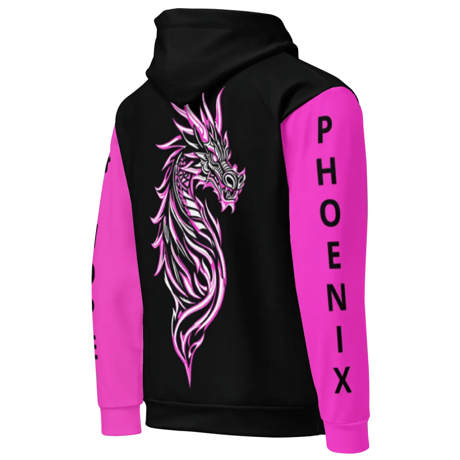 Midnight Black Phoenix of hope Hoodie product image (4)