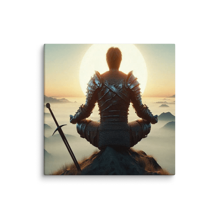 Meditative Warrior Canvas product image (30)