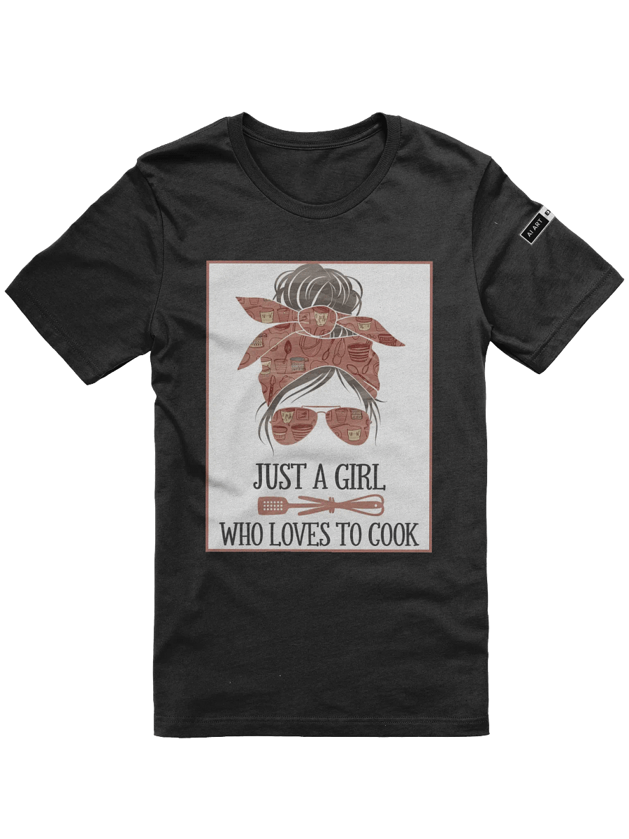 Women "JUST A GIRL WHO LOVES TO COOK" supersoft T-Shirt product image (1)