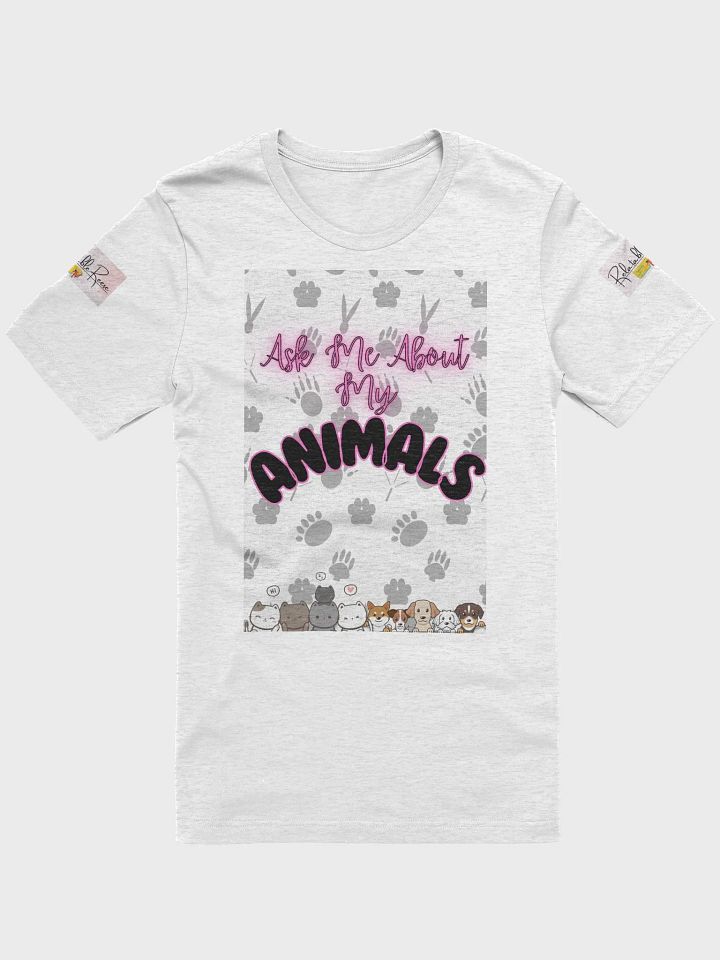 Ask Me About My Animals Supersoft T-shirt product image (1)