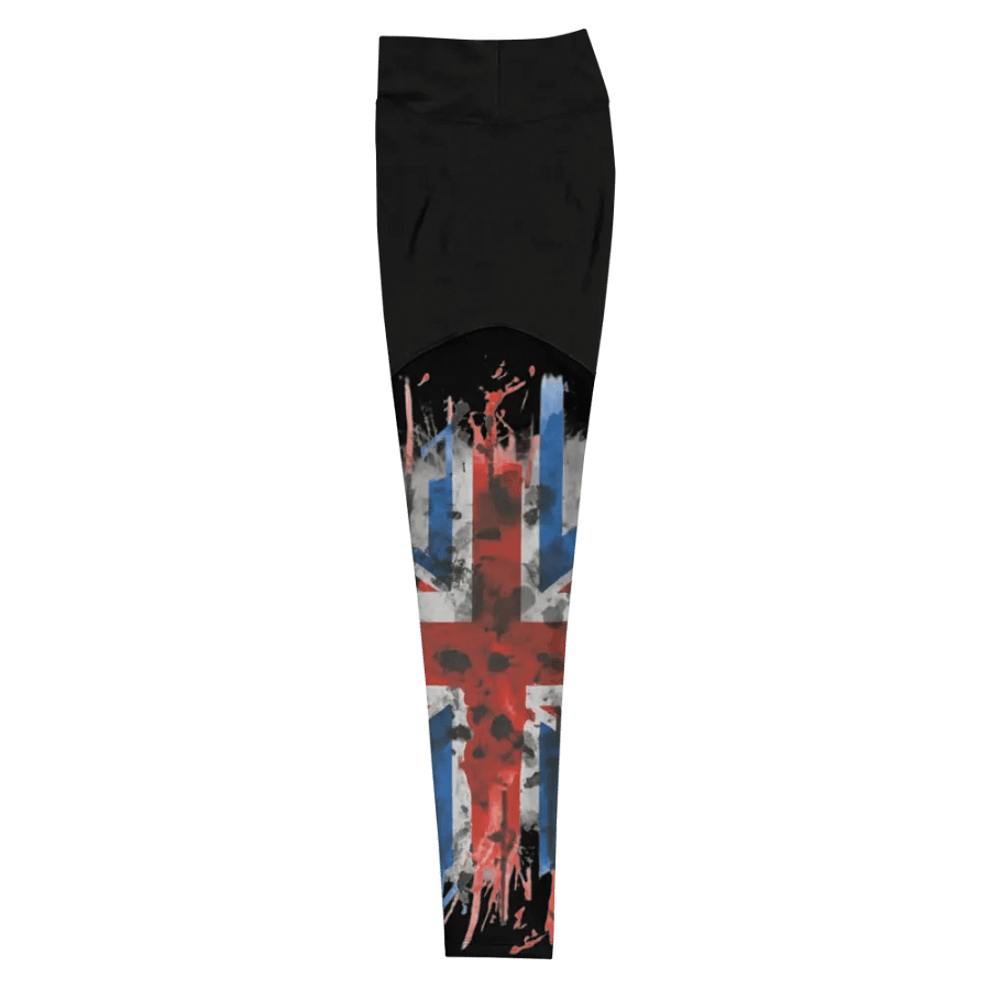 Urban Graffiti Union Jack Split leggings product image (3)
