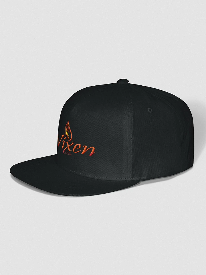 Vixen Hotwife with Flame around fox embroidered snap back style cap product image (9)