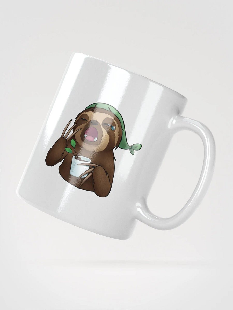 Slothville Yawn White Glossy Mug product image (1)