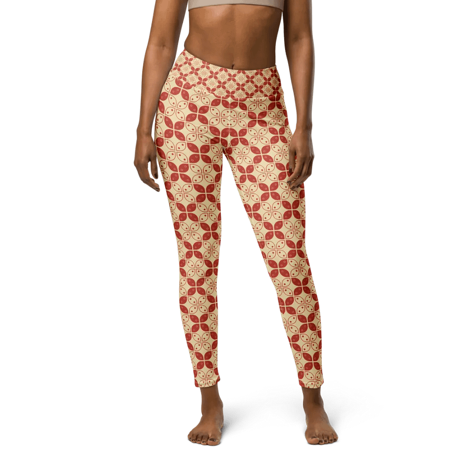 Batik Kawung Full Length Yoga Leggings product image (5)