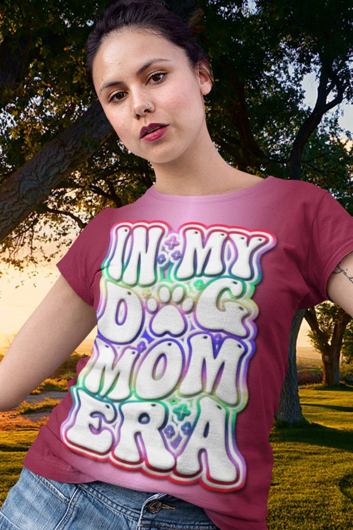 In My Dog Mom Era All Over Print T-shirt product image (1)