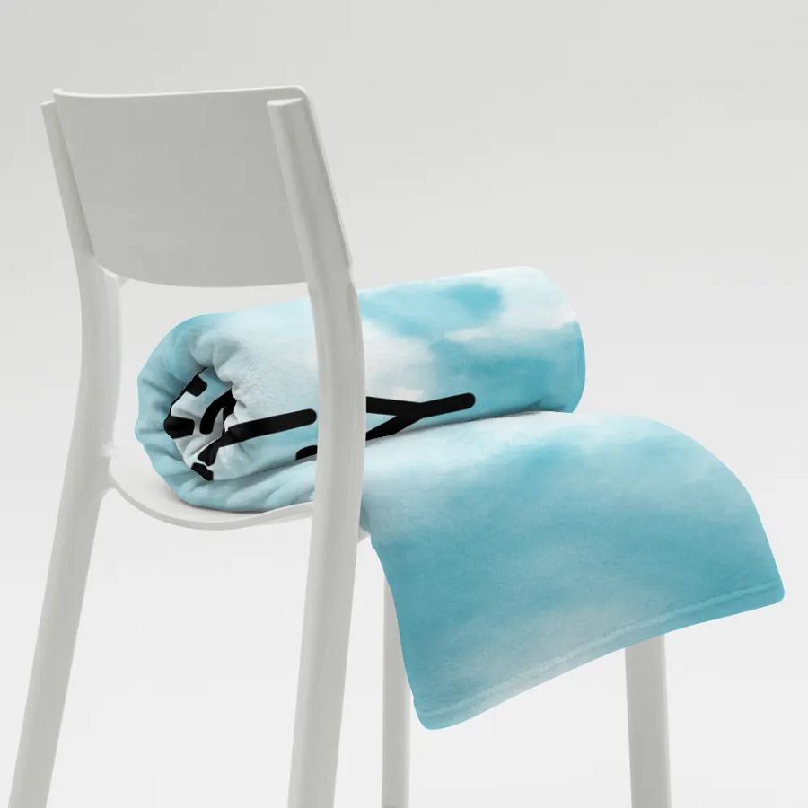 Throw Blanket 🩵 Text me when you get lonely (153 × 203 cm) product image (8)