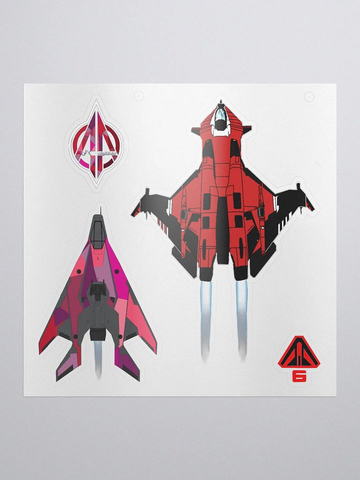 Custom Light Fighter Sticker Pack product image (1)