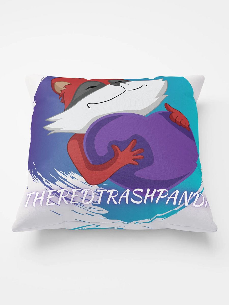 Red Trash Panda Original Love Emote Pillow product image (1)