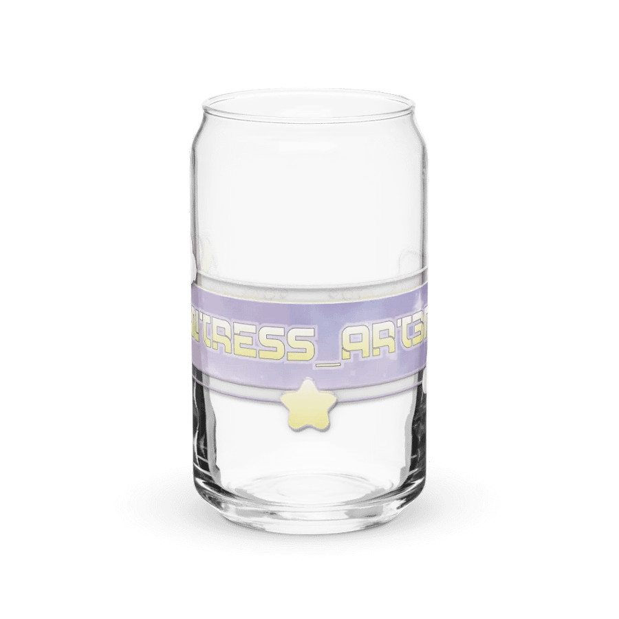 Art3mis Logo Glass Can with Lid product image (2)