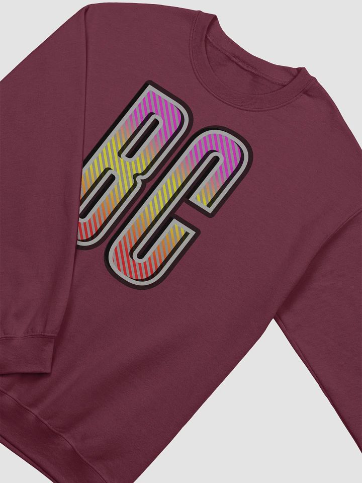 BC British Colombia Block Letters Vibrant Crewneck Sweatshirt product image (6)