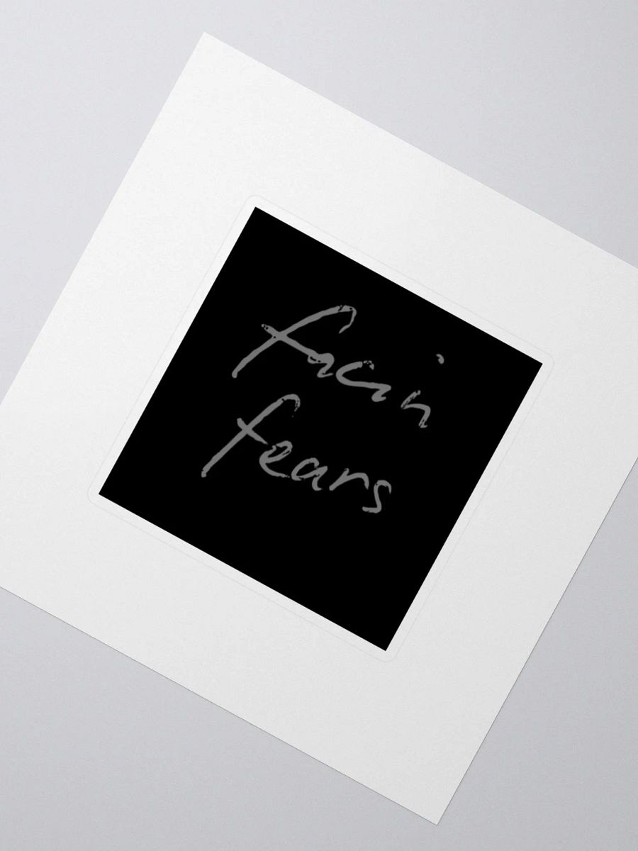 facin' fears sticker 2 product image (2)