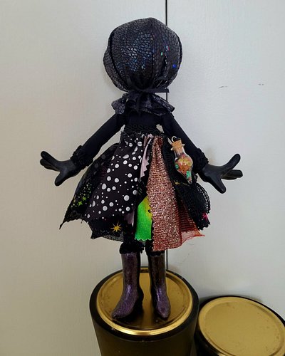 I think they're done coming out of my scrap bins... For now
Scrap Spirit - Black Ice
OOAK handmade art doll 
#ooakdoll #ooak ...