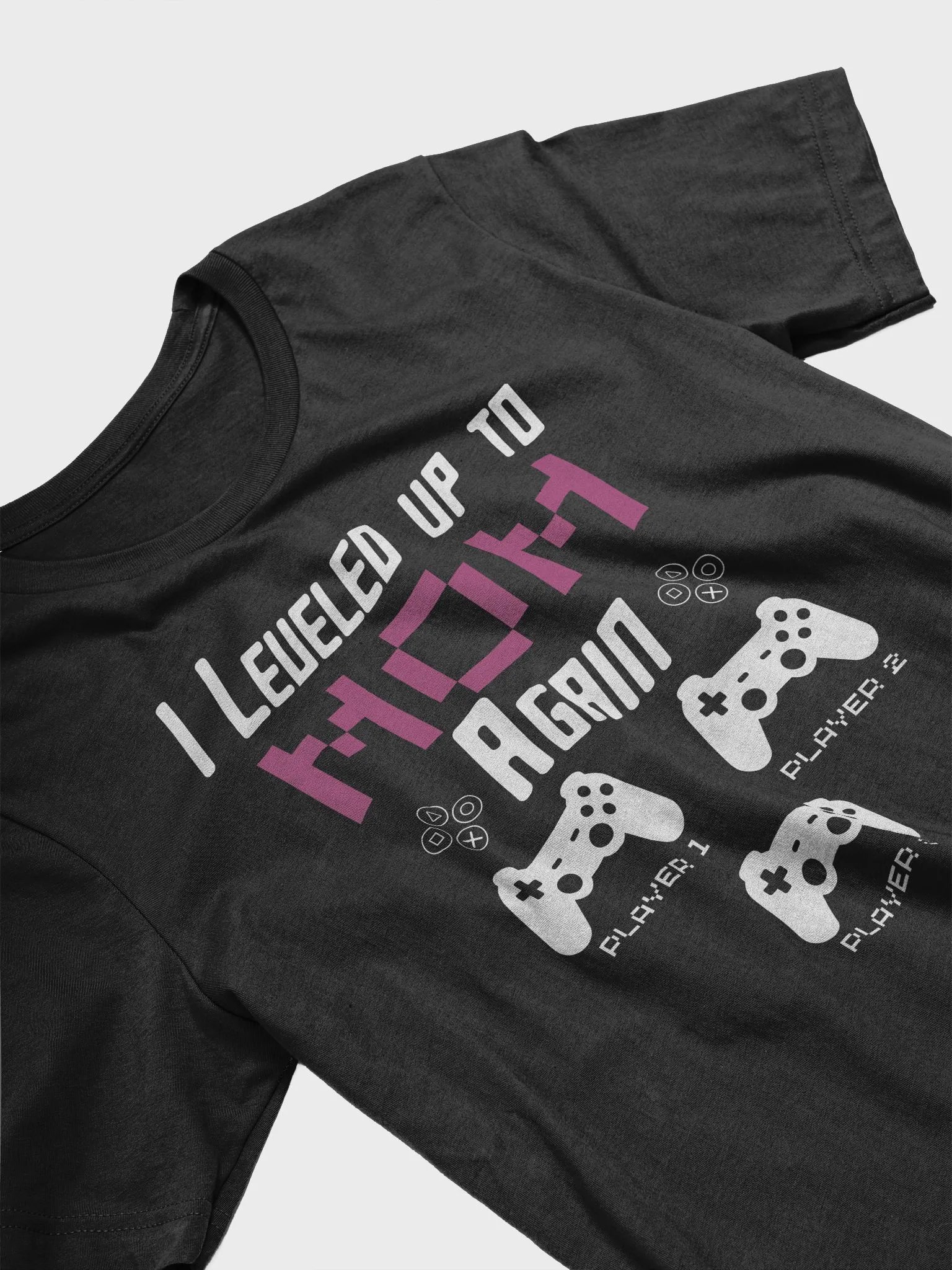 I Leveled up to Mom Again Funny Promoted To Gamer Mom Mothers Day Unisex T-Shirt product image (3)