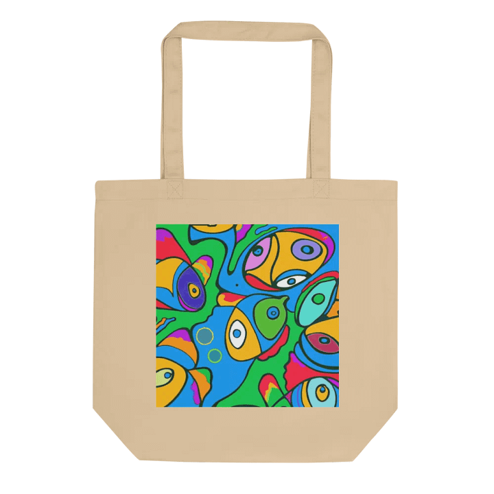 Vibrant Fish Abstract Tote Bag product image (4)