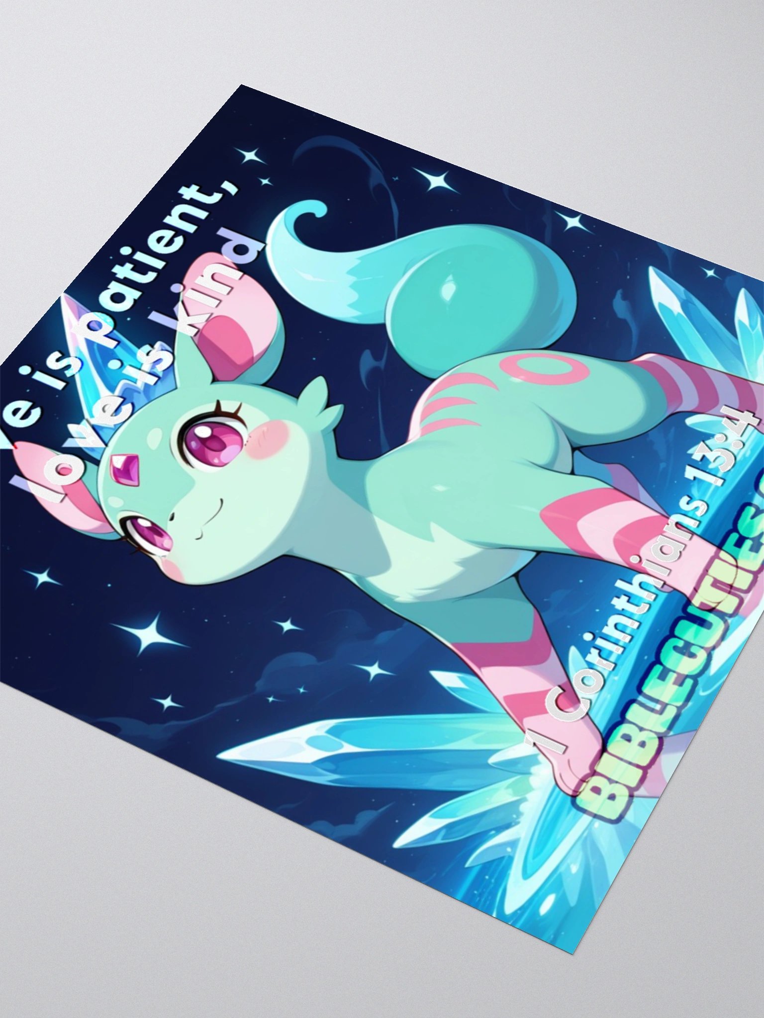 Bible Cuties Mary - Love is Patient Love is Kind Sticker product image (5)