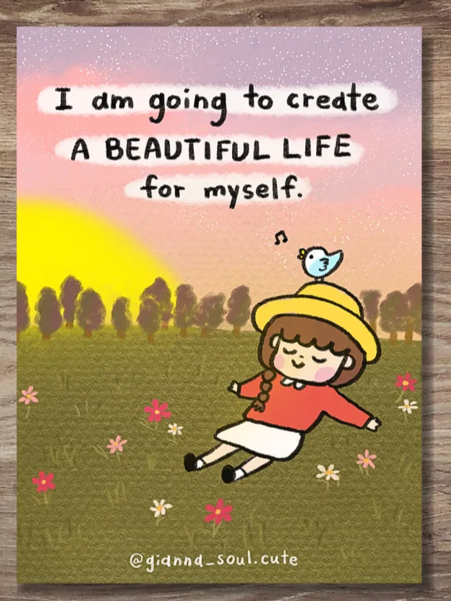 Create A Beautiful Life | Positivity Card product image (1)