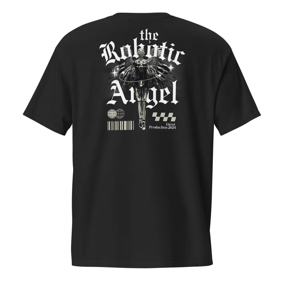 Bionic Angel Wings Unisex Pocket Tee product image (5)