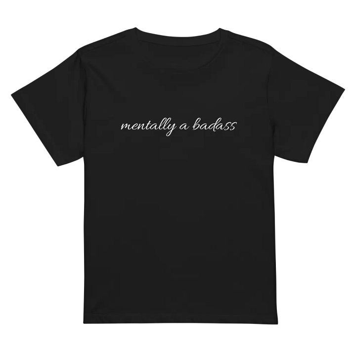 Mentally a Badass High-Waisted Tee product image (2)