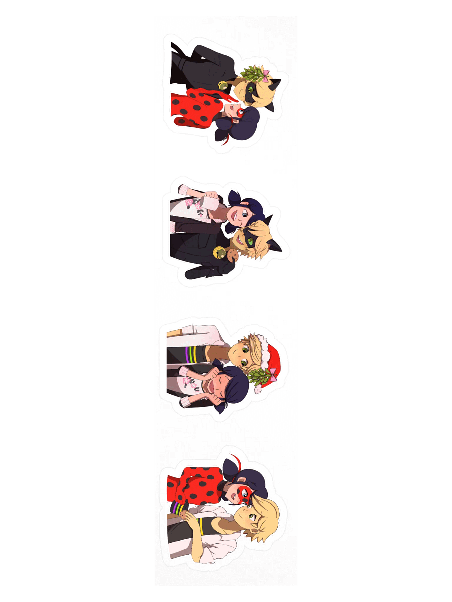 Miraculous Love Square Sticker Bundle! product image (3)