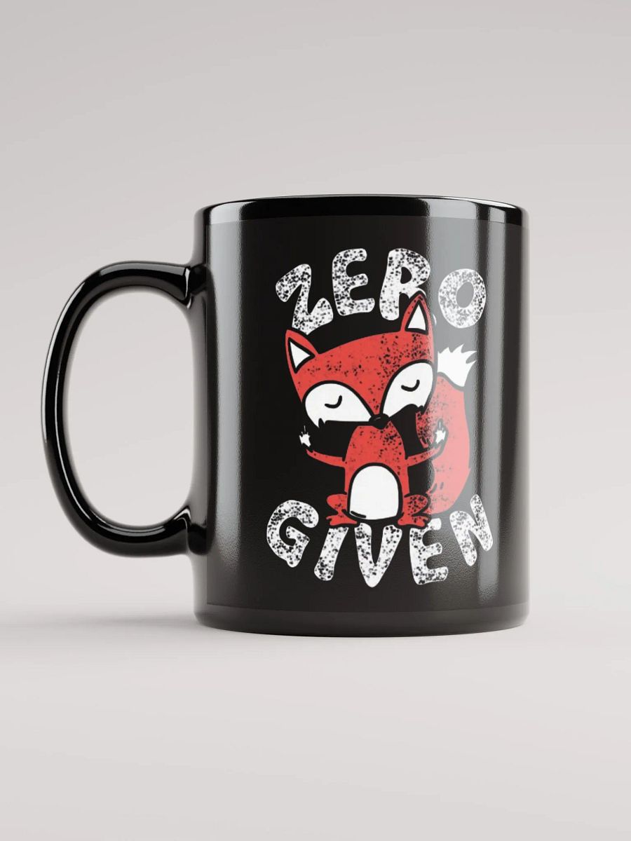 Zero Fox Given Black Glossy Mug (11oz or 15oz) product image (6)