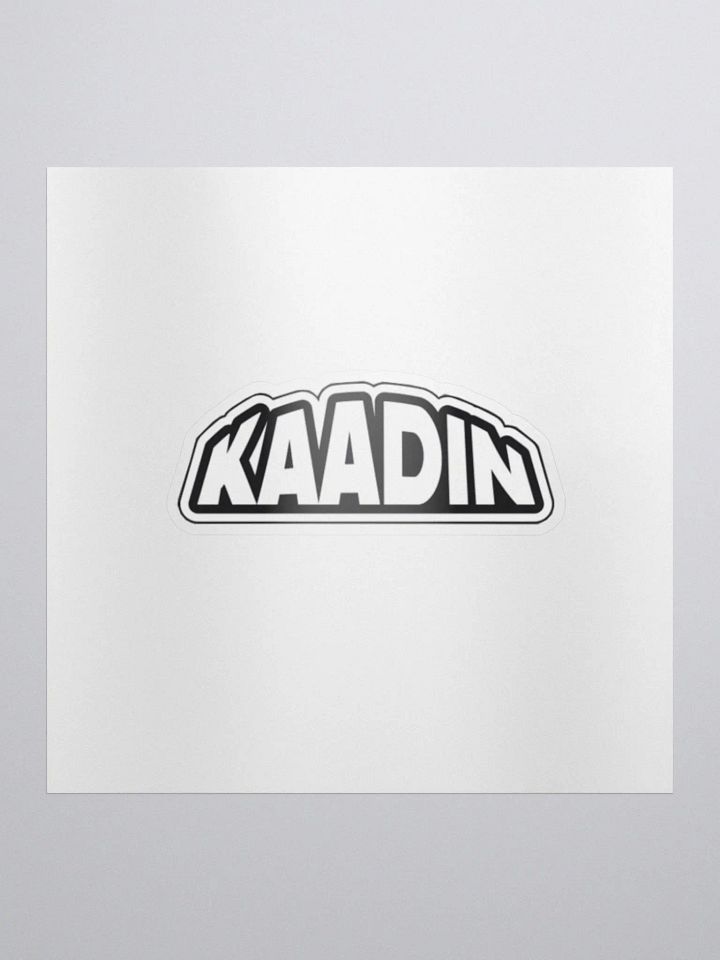 Kaadin - Black and White Sticker product image (1)