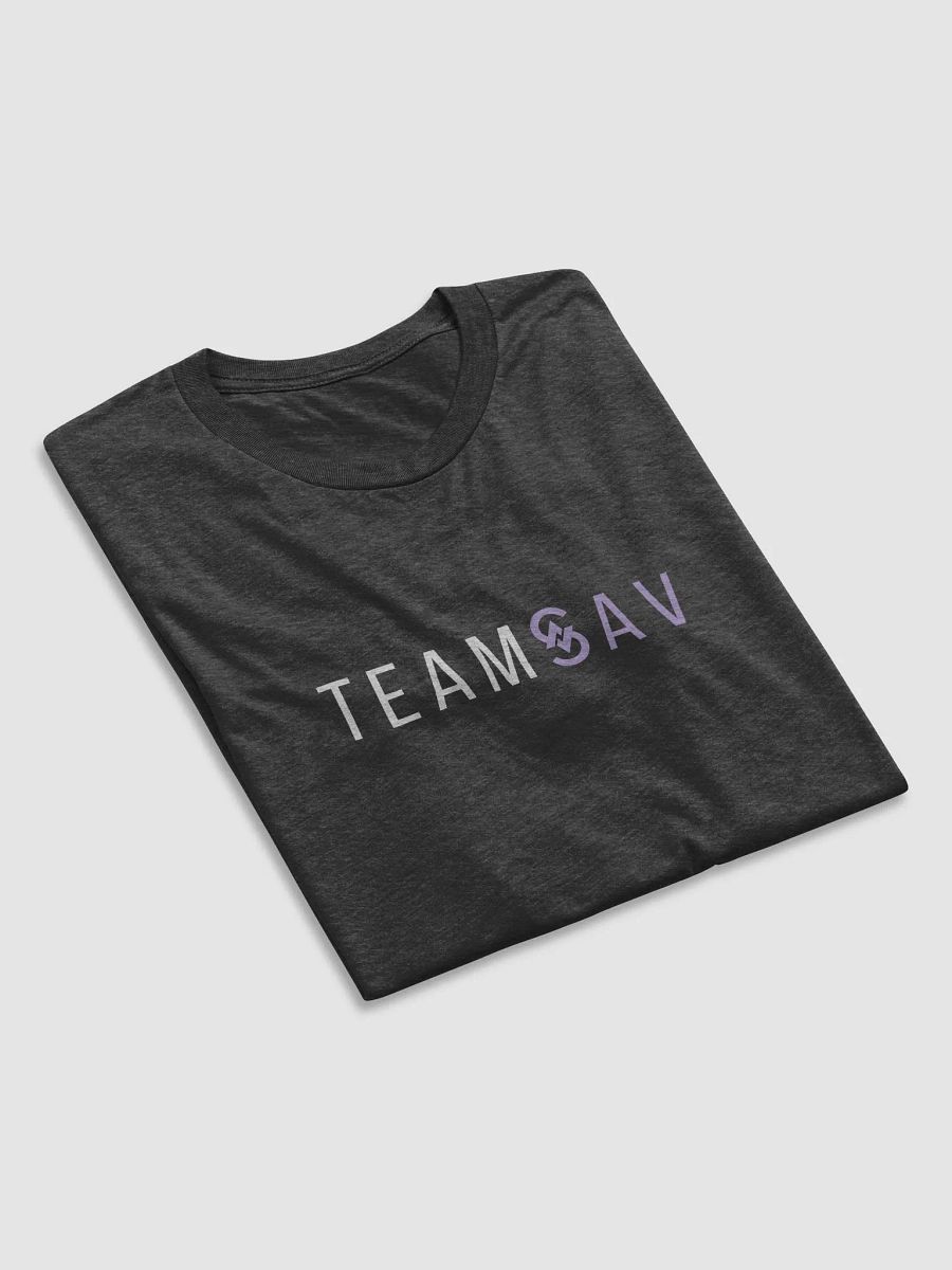 TeamSav Shirt (Unisex)- White + Purple Logo product image (14)