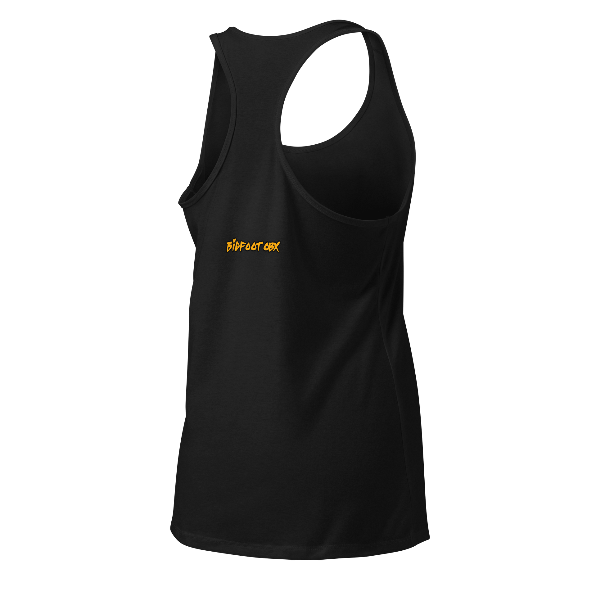 Destination Bigfoot Bronco Classic Logo Next Level Women's Racerback Tank Top (Multi Color Options) product image (8)