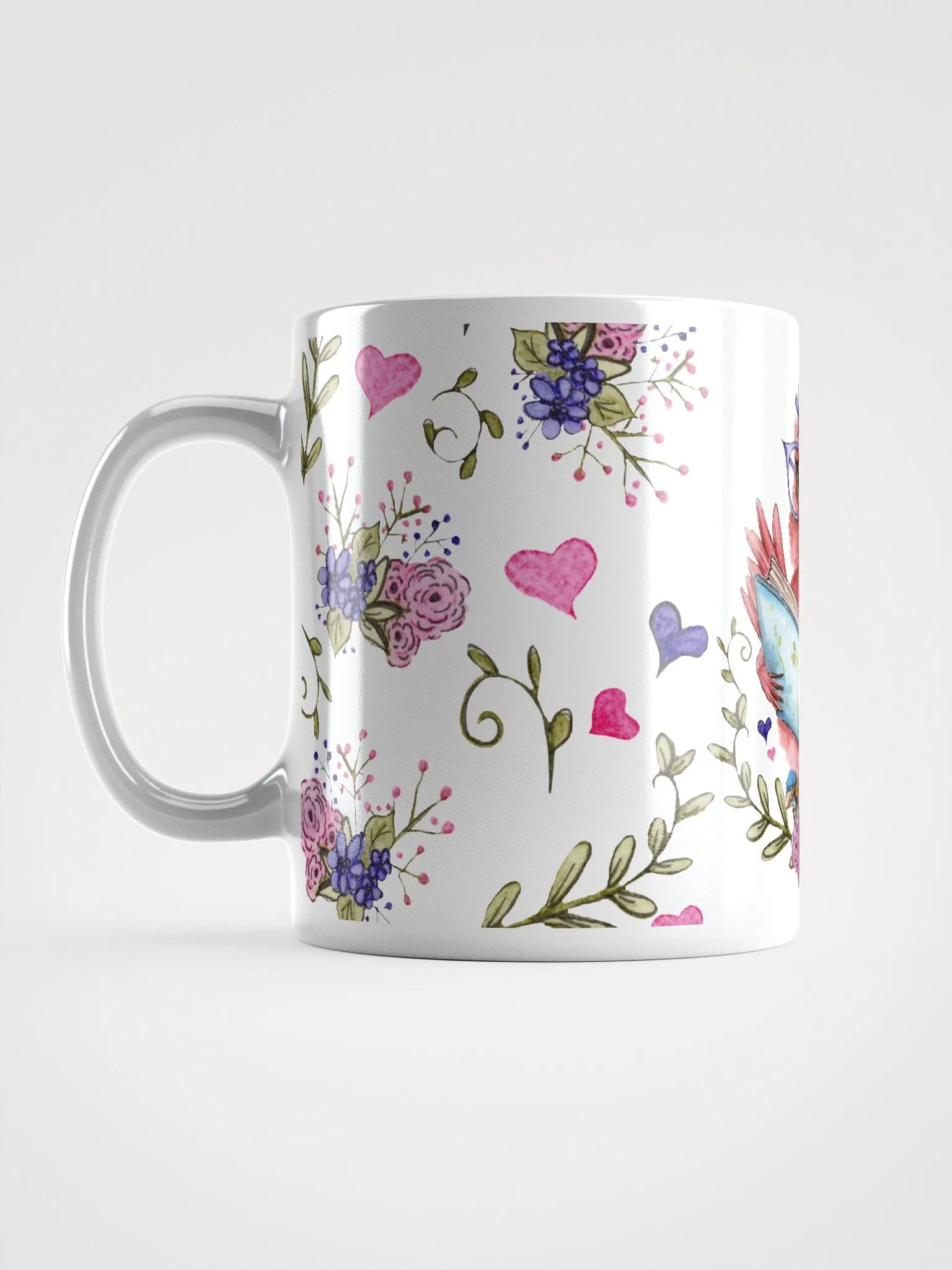 Reading Hen White Mug product image (6)