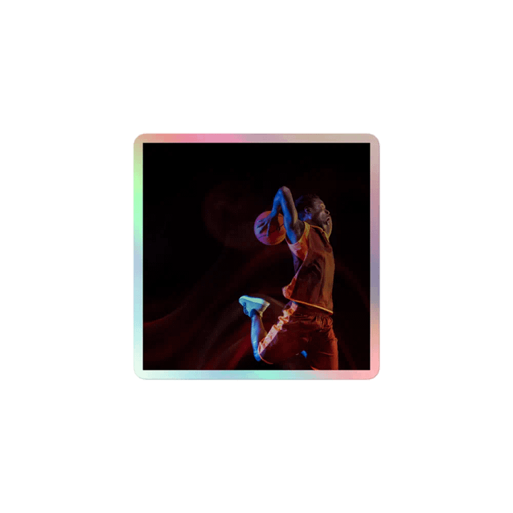 Airborne Holographic Basketball Sticker Set product image (1)