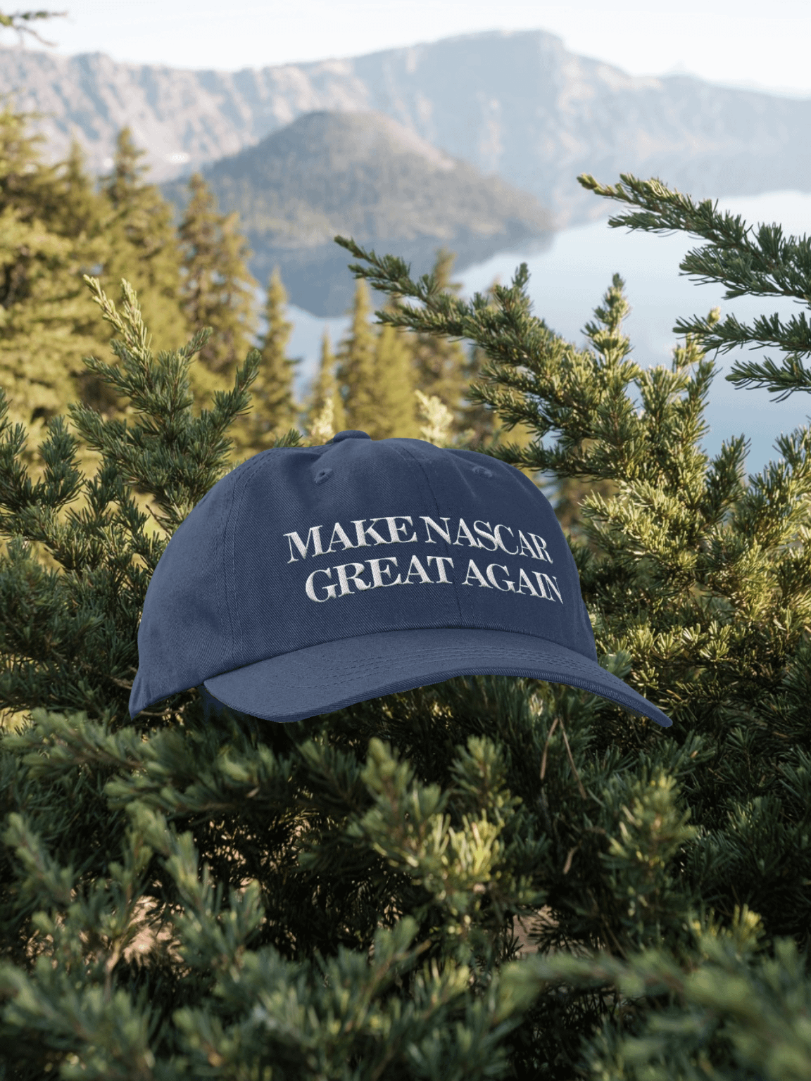 make nascar great again hat/cap blue - 100% cotton product image (1)