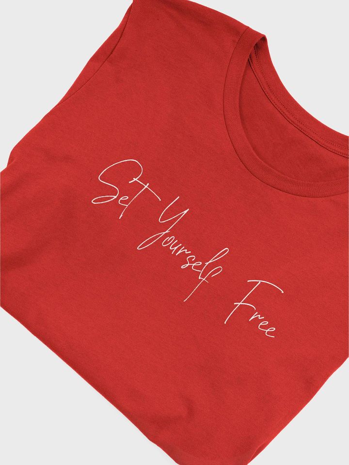 Set Yourself Free Self-love Reminder Dark T-Shirt product image (1)