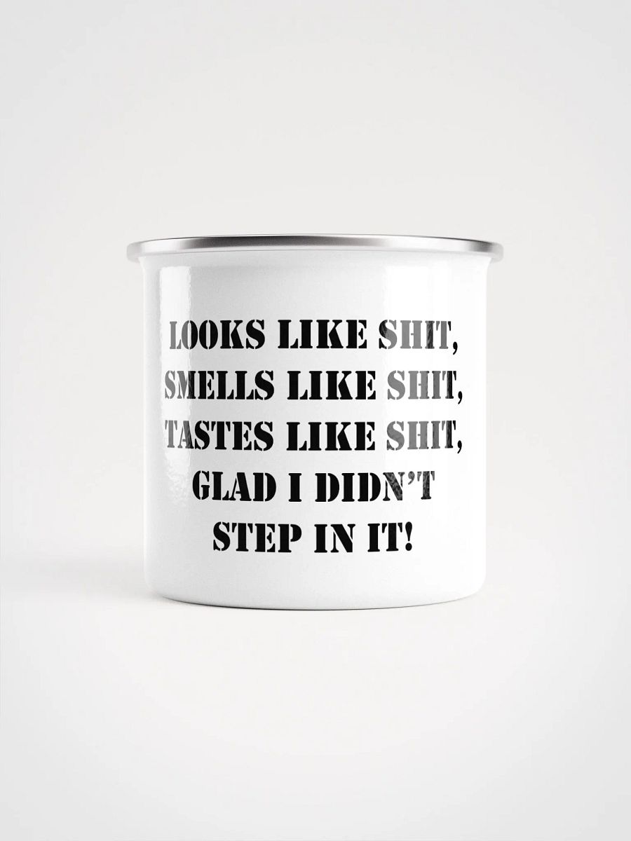 Looks like, smells like, tastes like... enamel cup. product image (1)