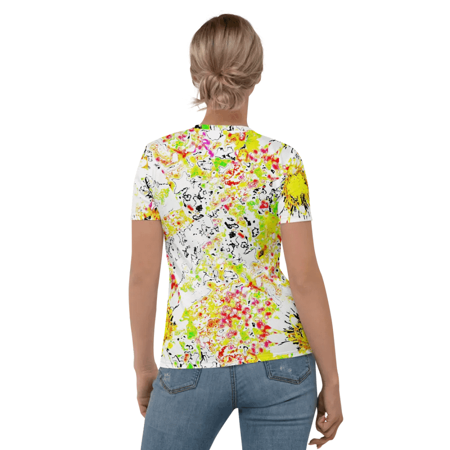 Abstract Vibrant Daisy Flower Women's T Shirt product image (2)