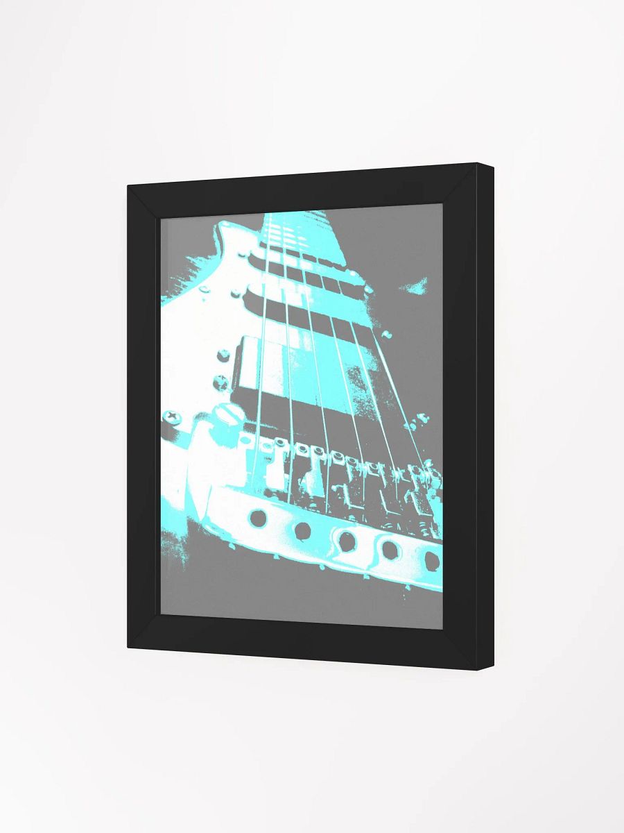 Blue Guitar Wall Print product image (7)