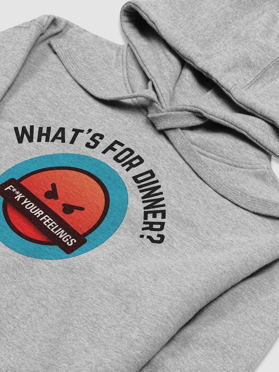 What's For Dinner Hoodie Black Text product image (3)