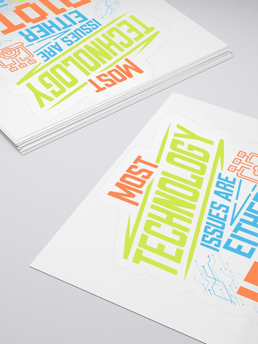 ID10T or ESO Kiss Cut Sticker product image (4)