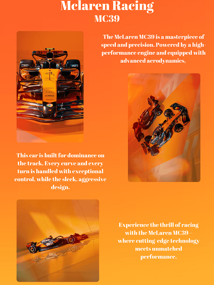 McLaren MCL40 – The 2025 Poster product image (1)