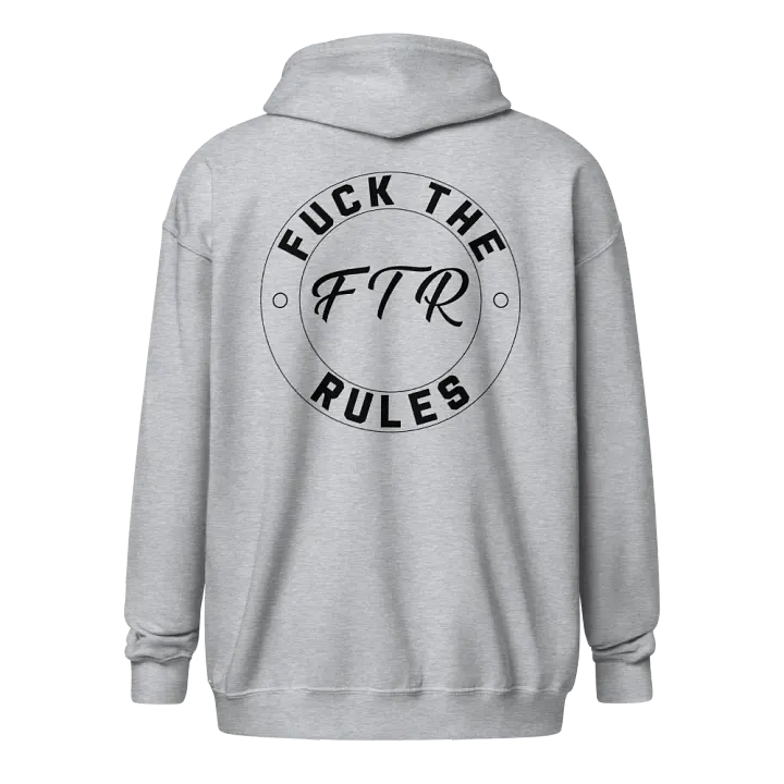 FTR Black- Zip-up Hoodie product image (1)