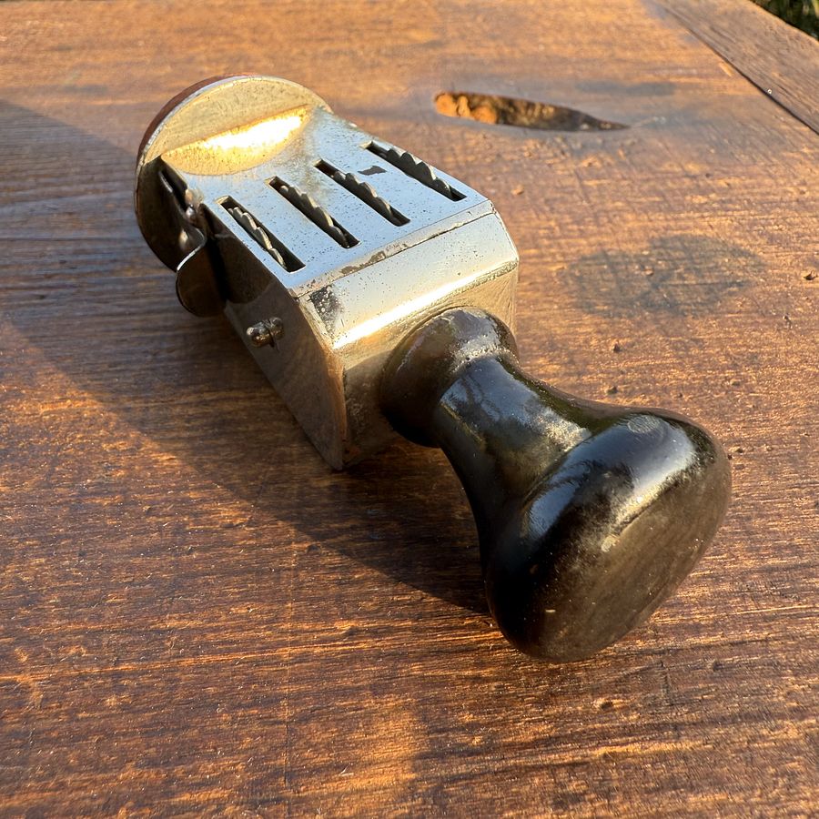 🎎 Vintage Japanese Date Stamp — Showa-Era Rotary Seal | Japan Antique Roadshow product image (4)