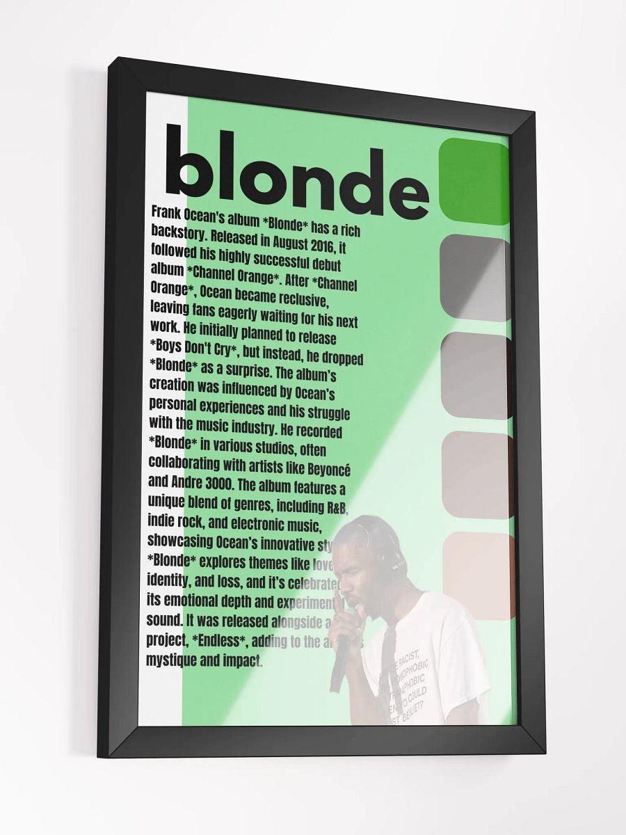 (12x18in) Blonde: Framed Matte Poster product image (3)