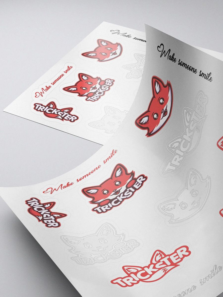 Trickster Logo Sticker Sheet product image (4)