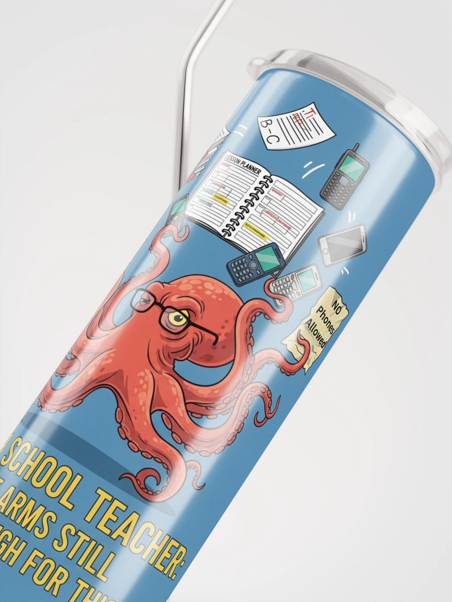 Eight-Armed Teacher Stainless Steel Tumbler product image (4)