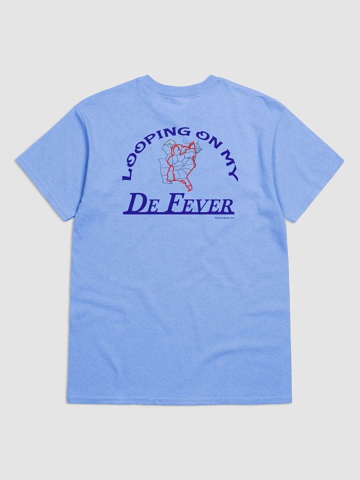 Looping On My DeFever - T-Shirt - Light Shirt w/Blue Logo product image (1)