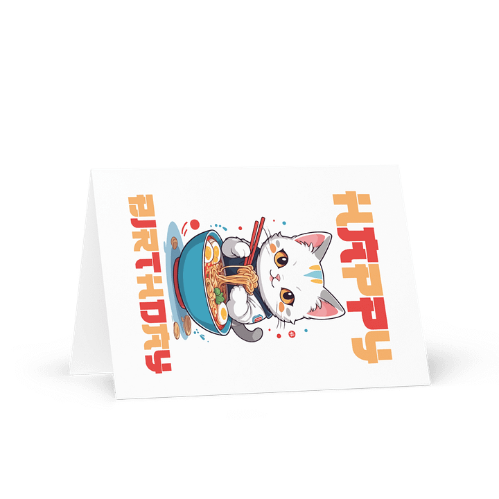 Happy Birthday (Panda Love) Birthday Card 5" x 7" product image (1)
