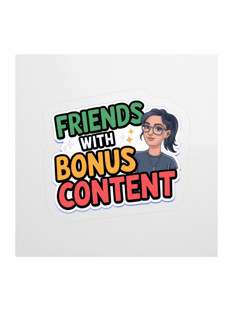 Friends with bonus content stickers product image (2)