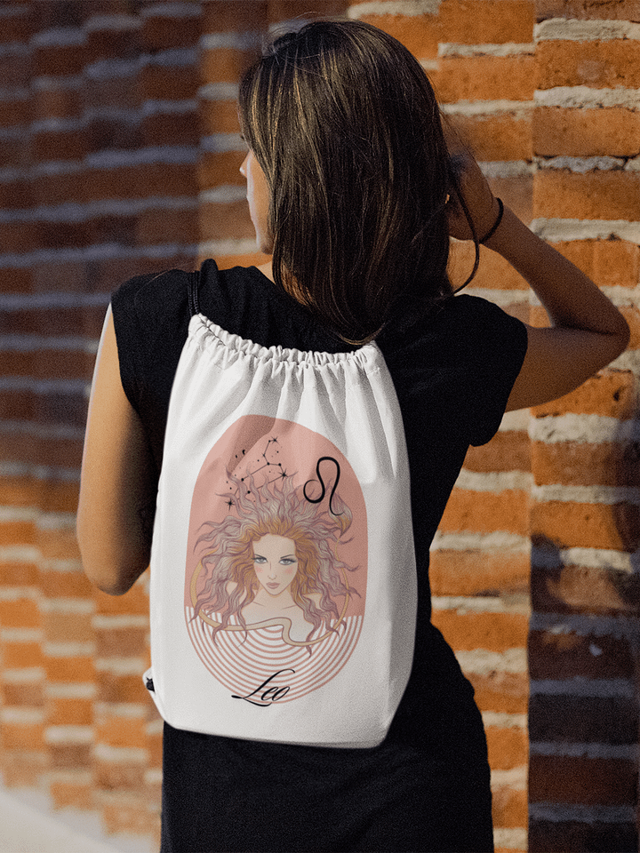 Reach for the Stars: Adorable Horoscope Drawstring Bag - Leo product image (1)