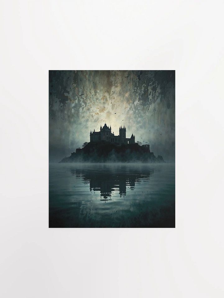 Gothic Castle Reflection Matte Poster product image (4)