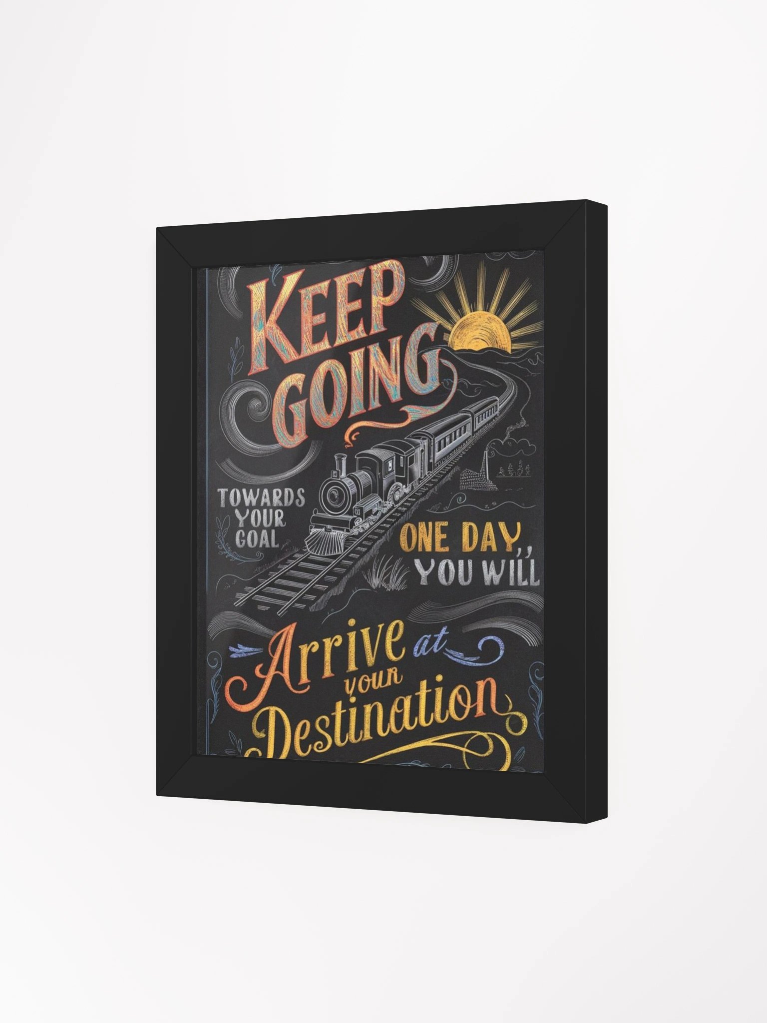 Journey to Success Motivational Framed Poster product image (3)