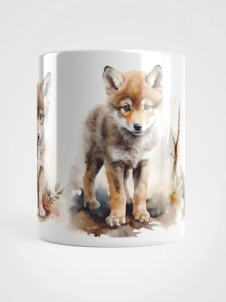 Wolf Puppies Watercolor Mug product image (2)