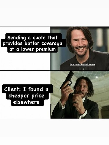 I was told to sell value 😭
#insuranceagentmemes #insuranceagentproblems #insurancememes #insuranceagent #insurance #hardmarke...